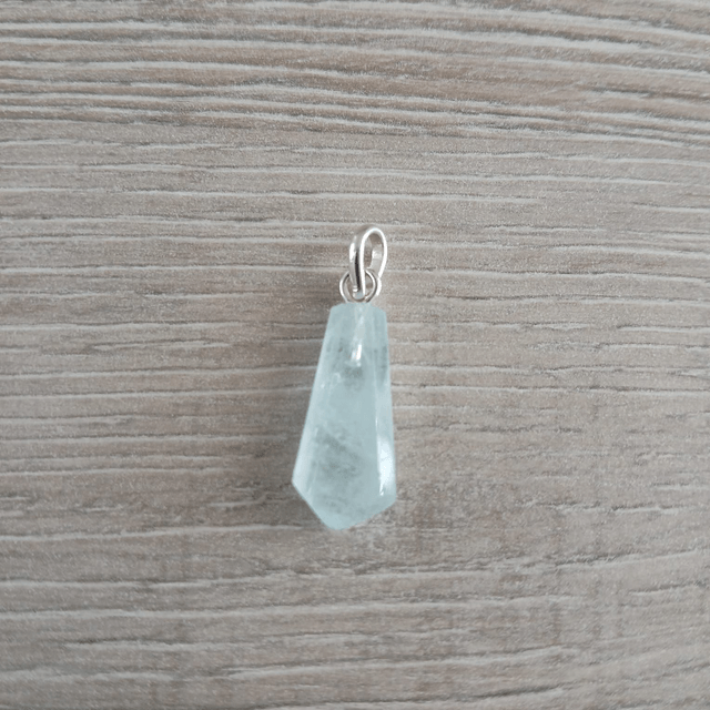 Dames hanger Aquamarijn - 925 zilver (9.008)