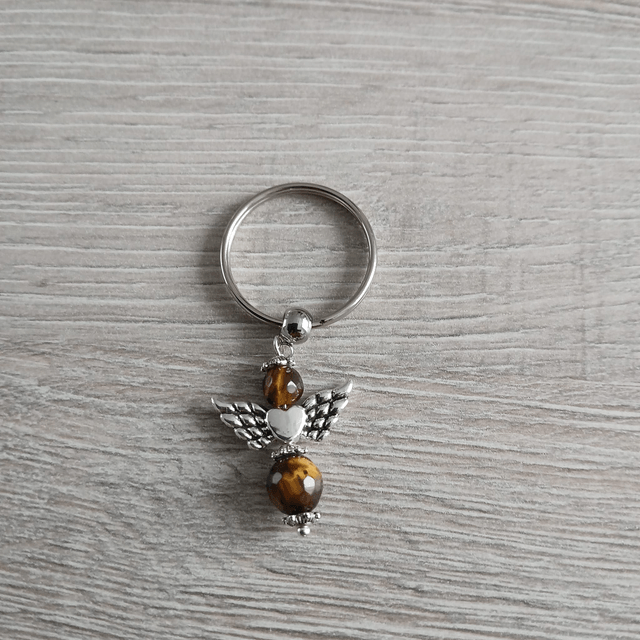 Sleutelhanger beschermengel Tijgeroog (6.054)