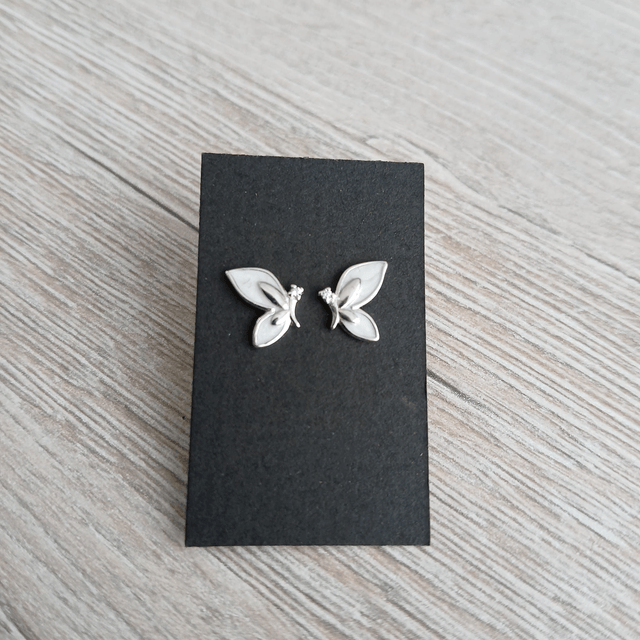 Schattige damesoorstekers in vlindervorm – 925 zilver (9.037)