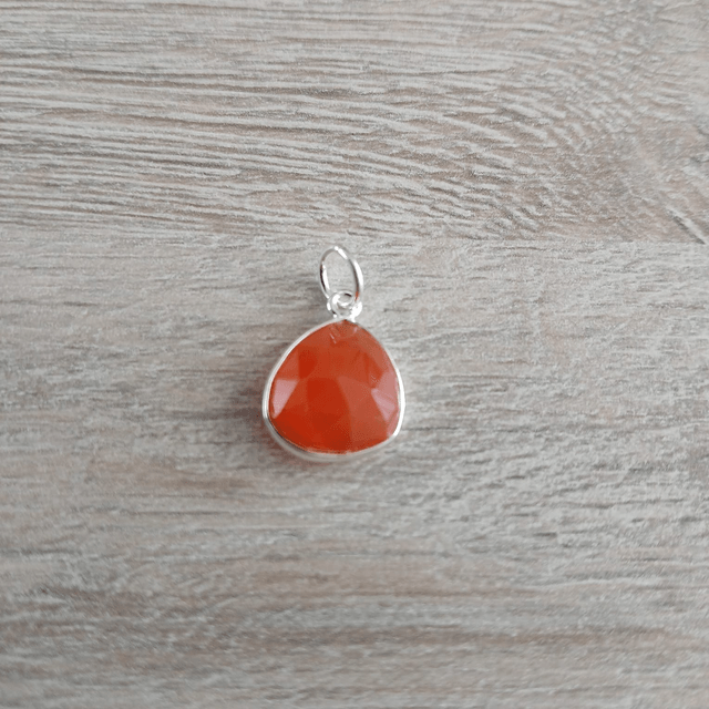 Dames hanger Carneool - 925 zilver (9.017)
