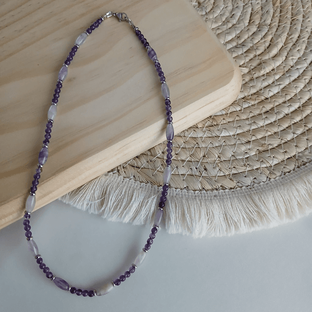 Dames ketting met Amethist (1.036)