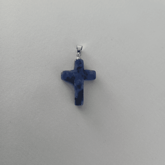 Heren hanger &quot;Kruis&quot; Sodaliet (2.040)
