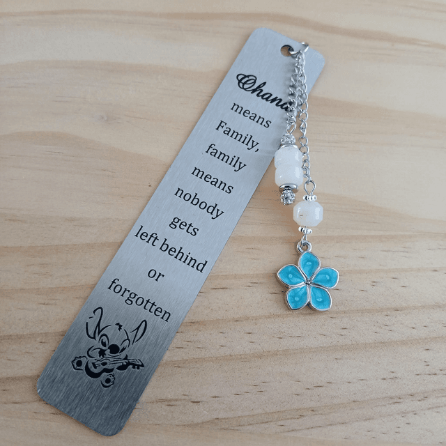 Boekenlegger Chalcedoon – RVS met bedel (4.034)