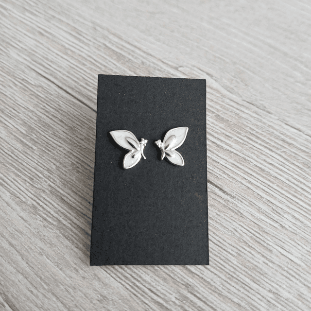 Schattige damesoorstekers in vlindervorm – 925 zilver (9.037)