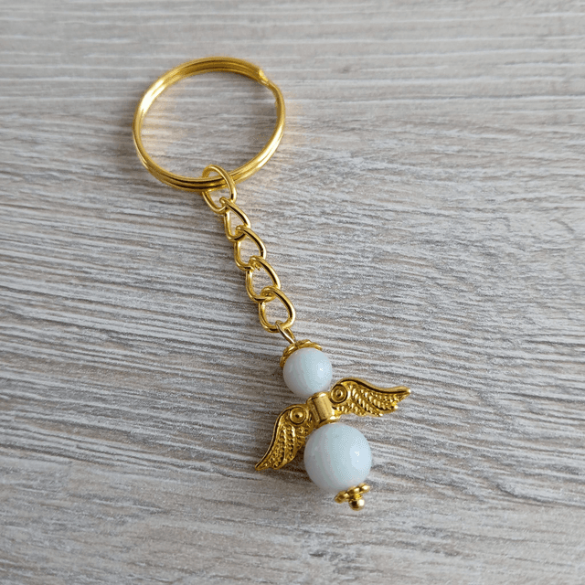 Sleutelhanger beschermengel Amazoniet (6.032))