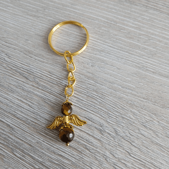 Sleutelhanger beschermengel Tijgeroog (6.038)